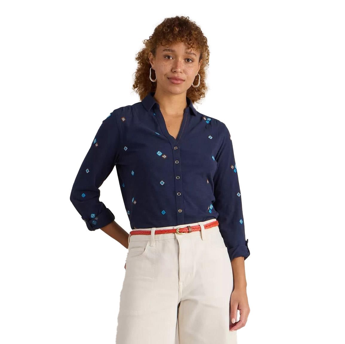 White Stuff Annie Embroidered Shirt